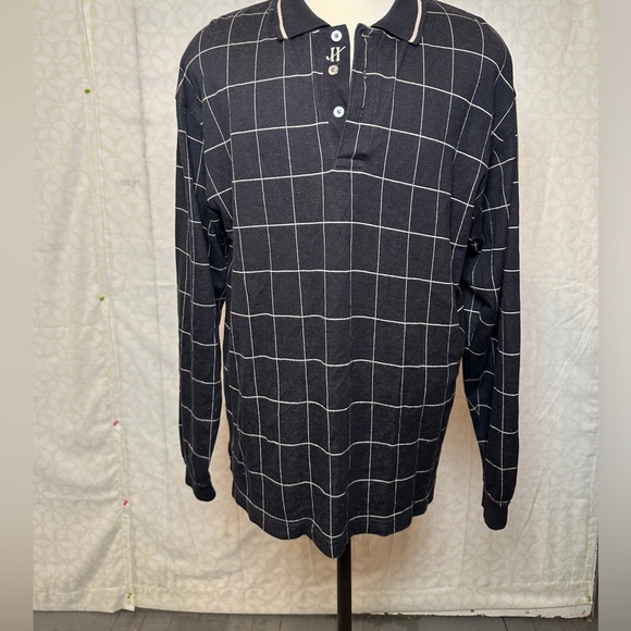 Haggar Golf Windowpane Quarter Button Down Size XL - Picture 4 of 6